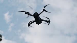 Free Video Stock tracking shot of a drone flying through the air Live Wallpaper