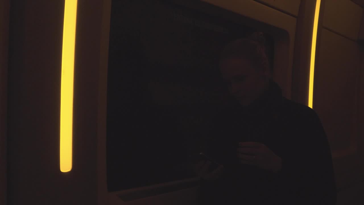 Download Free Video Stock train heading through a dark tunnel Live Wallpaper