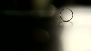 Free Stock Video Wedding Rings On A Black Surface Live Wallpaper