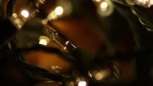 Free Stock Video Warm Ornamental Christmas Lights Live Wallpaper