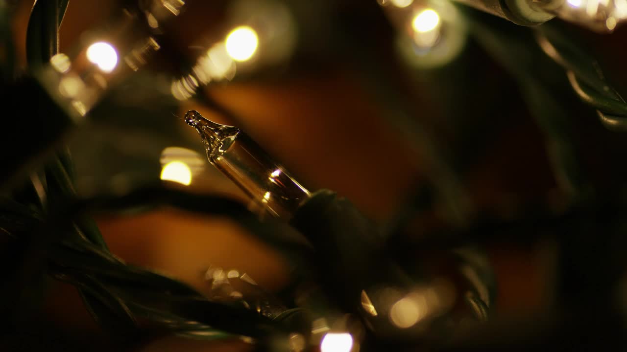 Download Free Stock Video Warm Ornamental Christmas Lights Live Wallpaper
