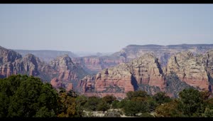 Free Stock Video View Of The Stone Hills Of Sedona Live Wallpaper