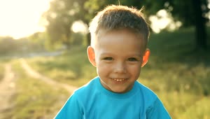 Free Stock Video Very Happy Little Boy Portrait Live Wallpaper