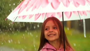 Free Stock Video Very Happy Girl Jumping In The Rain Live Wallpaper