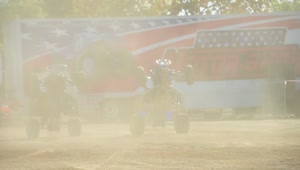 Free Stock Video Two Atvs Doing Wheelies On A Track Live Wallpaper