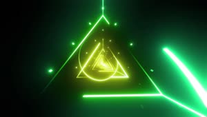 Free Stock Video Tunnel With Spiral Lines And Triangles In Green Live Wallpaper
