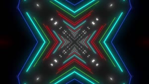 Free Stock Video Tunnel With Neon Lights Vj Loop Video Live Wallpaper