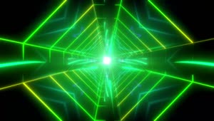 Free Stock Video Tunnel With Light Green Color Lines Walls Live Wallpaper