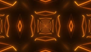 Free Stock Video Tunnel Formed By Golden Light Lines Live Wallpaper