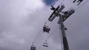 Free Stock Video Zooming In At Ski Lift Tower Live Wallpaper