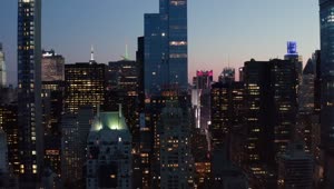 Free Stock Video Zoom Out Shot Of Buildings And Skyscrapers In Nyc Live Wallpaper