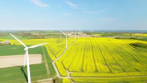   Stock Footage Wind Turbines Turning Quickly Live Wallpaper