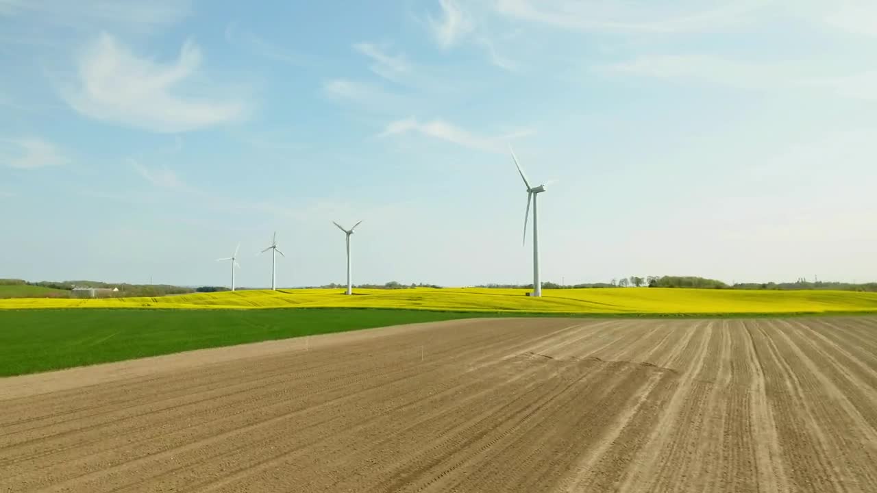 Download   Stock Footage Wind Turbines On The Horizon Live Wallpaper