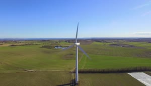   Stock Footage Wind Turbine Producing Energy Live Wallpaper
