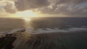   Stock Footage White Gold Sunset Across The Ocean Live Wallpaper
