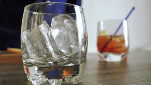   Stock Footage Whiskey On The Rocks Live Wallpaper