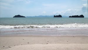   Stock Footage Waves Breaking On The Andaman Sea Live Wallpaper
