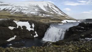   Stock Footage Waterfall In Iceland Live Wallpaper