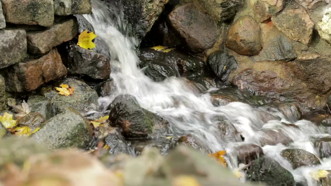 Download   Stock Footage Water Running Through A Wall Live Wallpaper