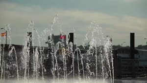   Stock Footage Water Fountains In The City Live Wallpaper