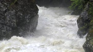   Stock Footage Water Flowing And Crashing Down The River Live Wallpaper