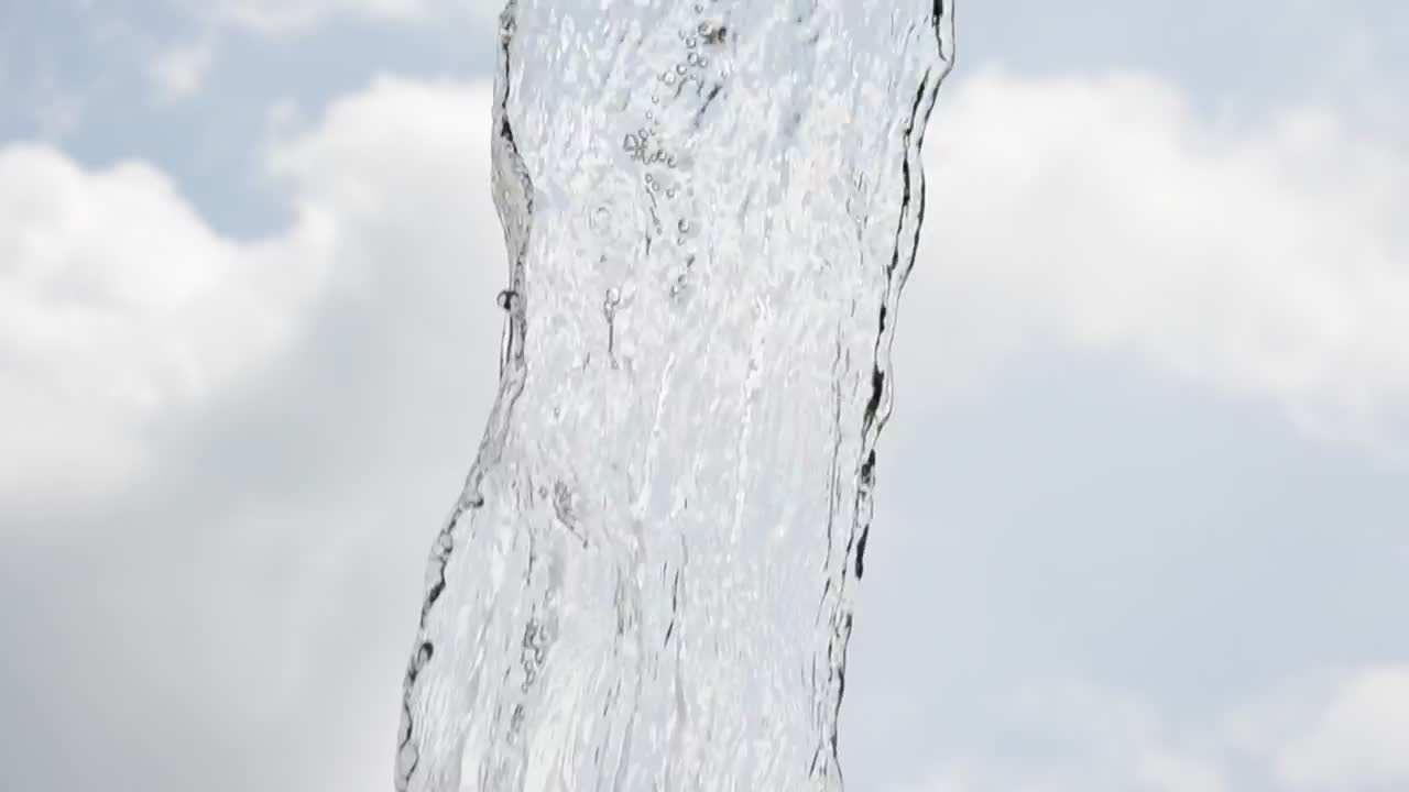 Download   Stock Footage Water Falling With The Sky In The Background Live Wallpaper