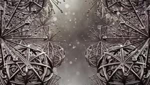  Stock Footage Virtual World Of Atoms And Their Structures Live Wallpaper