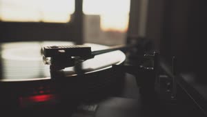   Stock Footage Vintage Turntable Playing Music Live Wallpaper