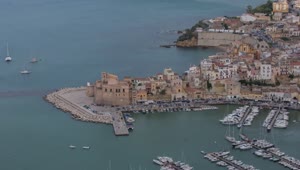   Stock Footage View Of The Marina And The Port Of An Italian Live Wallpaper