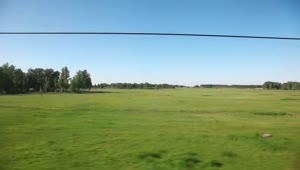   Stock Footage View Of The Countryside From The Train Live Wallpaper