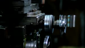   Stock Footage Using A Metal Lathe Live Wallpaper