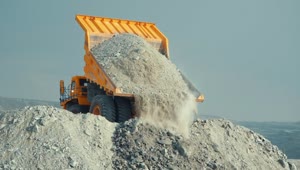   Stock Footage Unloading Material From A Mine Live Wallpaper