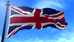   Stock Footage United Kingdom Flag Waving In Slow Motion Live Wallpaper