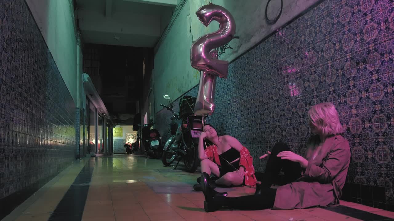 Download   Stock Footage Two Urban Girls Talking Live Wallpaper