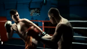   Stock Footage Two Men Are Boxing On The Ring Live Wallpaper