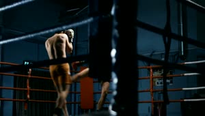   Stock Footage Two Box Fighters On The Ring Live Wallpaper