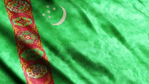   Stock Footage Turkmenistan Flag Live Wallpaper