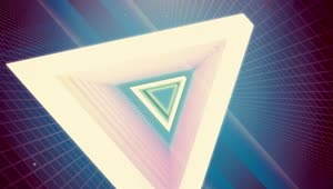   Stock Footage Triangular Spinning Cyberpunk Tunnel Live Wallpaper