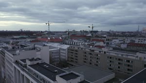   Stock Footage Traveling Through Berlin Over Buildings Live Wallpaper