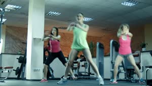 Stock Footage Women Doing Exercises In The Gym Live Wallpaper Free