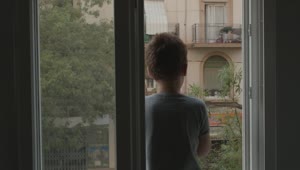 Stock Footage Young Boy Clapping At A Window Live Wallpaper Free