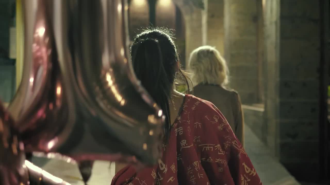 Download Stock Footage Women With Balloons Walking At Night Live Wallpaper Free