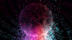 Abstract HD Live Wallpaper, VJ Loop & Background Visual Pink Blue Bubbles Float