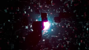Abstract HD Live Wallpaper, VJ Loop & Background Visual Sci Fi Space City Scene
