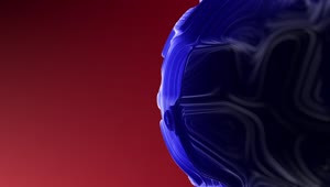 HD Red Blue Spinning Textured Sphere Live Wallpaper & Screensaver