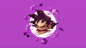 Dragon Ball Goku Purple Live Wallpaper Anime