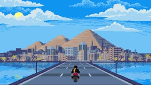 Pixel Cairo Live Wallpaper