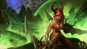 World of Warcraft Illidari Live Wallpaper Demon Hunter