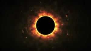 solar eclipse dark animated wallpaper