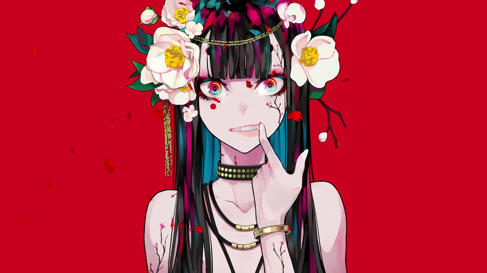 Download blossom anime girl live wallpaper